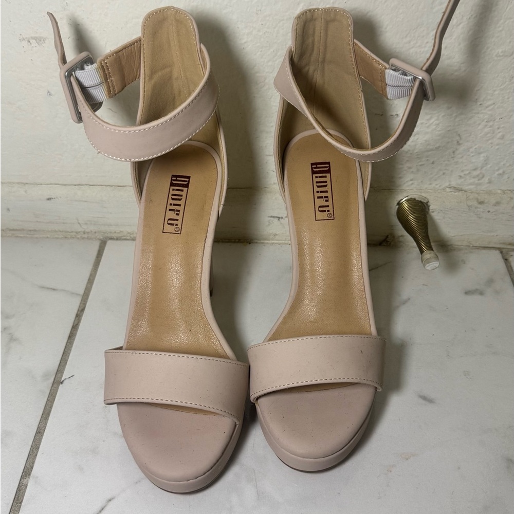 Amazon Beige Women's Heels